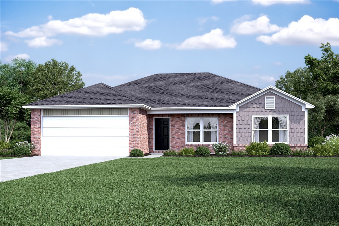 Under Contingency Contract with 72 hour escape clause. 
Over a half acre w/ 9' ceilings in living area & kitchen, Vinyl plank floors, and 16' flush mount bar separating them. Split floor plan home offers a lot of space for family time & entertaining. Master suite is very spacious w/ over-sized closet. Rausch Coleman homes include a 2-10 Home Buyers Warranty. RD eligible & Seller will pay up to $3500 of Buyers Closing Costs if using a preferred lender & title company. Main photo is Artist Rendering.