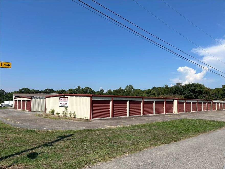 Prime Mini Storage Facility Near Downtown Russellville – 84 Units

Excellent investment opportunity located just minutes from downtown Russellville! This well-maintained mini storage facility offers 84 income-producing units, making it an ideal addition to any investment portfolio.

Situated in a high-visibility location with easy access from major streets, this property serves both residential and commercial customers in the heart of town. Whether you're expanding your rental portfolio or seeking a turn-key business with consistent cash flow, this property delivers.

Key Highlights:

84 storage units in various sizes
Close proximity to downtown Russellville & major thoroughfares
High occupancy potential in a strong rental market
Low-maintenance investment with steady income

Opportunities like this rarely come available inside the city limits — secure your place in Russellville’s growing storage market today!