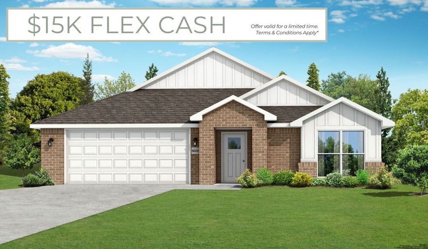 This 3 bed, 2 bath 1714 square foot floor plan includes a coffee bar!
 With an open-concept living space and covered
patio, this house is perfect for entertaining. Complete with
a large primary suite with dual closets!

*Taxes subject to change based on new construction.*