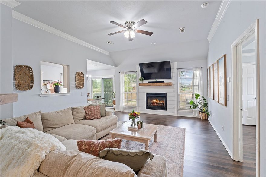 Homes that have been this well loved at this price range do not come along often.  This home has not been rented, but owned, lived in & cared for by a great family - and it shows. The charm from the second you walk into the home is remarkable with a cozy fireplace and luxury vinyl flooring. There is ample natural lighting throughout the house and a cozy eat in kitchen just waiting to be enjoyed! Relax on the back deck and soak in the peaceful view - there’s nothing built on the lot directly behind the home! Only 15 minutes from the Downtown Bentonville square and 20 minutes from the Walmart HQ, or head to the Bella Vista mountain bike trails just around the corner or head into downtown Rogers - Pea Ridge is the place to be!  Schedule your personal tour today