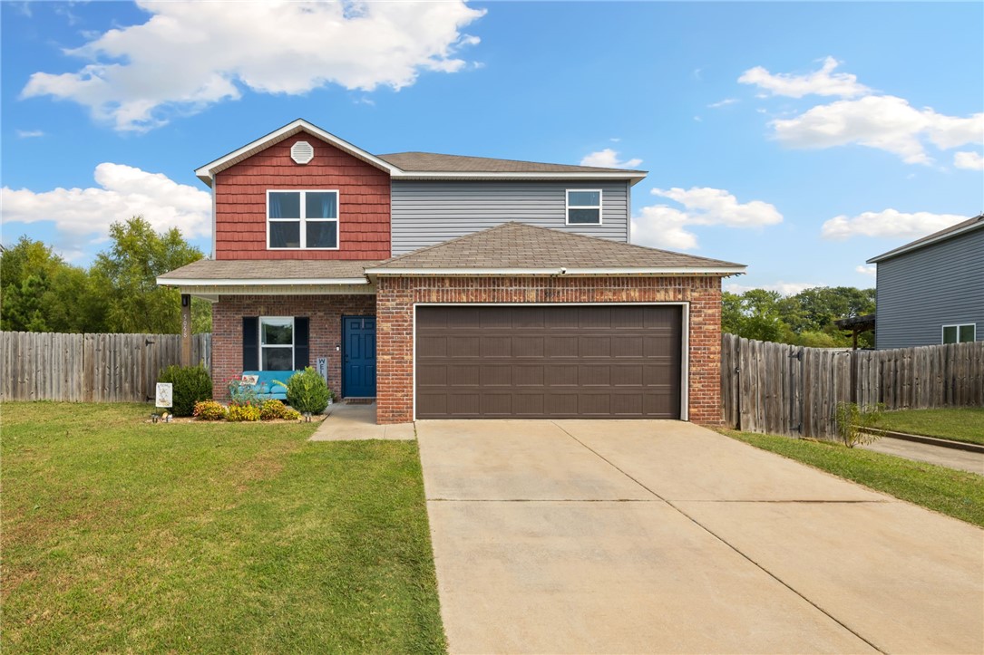 Enjoy modern comfort in this beautifully designed home backing to greenspace and located less than 3.5 miles from the University of Arkansas. All bedrooms are upstairs, including a spacious primary suite with private bath and walk-in closet. The main level offers an open-concept kitchen, dining, and living areaāideal for gatherings or everyday life. A bright flex room on the main floor adds versatility as an office, playroom, or studio. Step outside to a covered deck and a large fenced backyard with greenspace behind, providing a natural buffer and added privacy. Just 1 mile from Creekside Park in Farmington, featuring a warrior-style obstacle course, pickleball courts, walking track, tennis, and basketball. With nearby schools, shopping, dining, and outdoor recreation, this home blends convenience with thoughtful design. Donāt miss it!