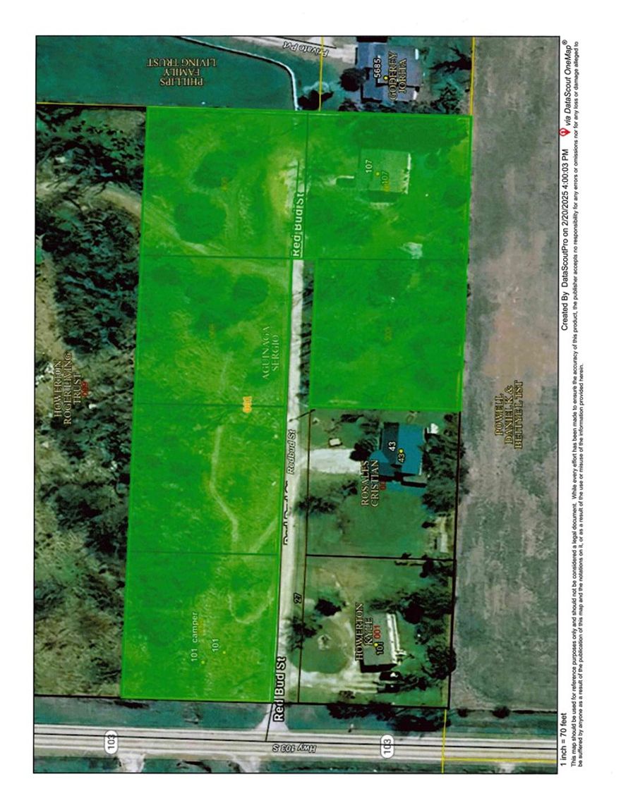 Investment Potential - 4 Buildable lots located on South side of Green Forest. Lots can be purchased together or separately for development.