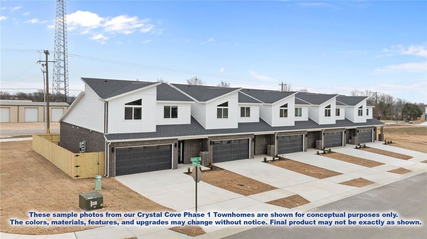 Introducing Crystal Cove Townhomes, a new construction 5-unit multifamily opportunity by Sunrise Homes designed for strong rental appeal and long-term performance. Each unit offers ~1,606 sq ft with 3 bedrooms and 2.5 baths, featuring a highly desirable primary suite on the main level, open-concept living area with vaulted ceilings, and an electric fireplace for modern appeal. Upstairs includes two bedrooms, a full bath, and a loft-style overlook. Each unit also includes a covered patio and private backyard space, enhancing tenant demand. With five units totaling 15 bedrooms, this property offers excellent rental potential across a broad tenant base. New construction provides reduced maintenance and strong income stability, making this an ideal addition to any investment portfolio.