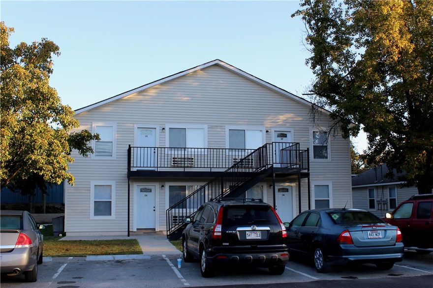 20 Unit Apartment Complex conveniently located in the Uptown Fayetteville District right off of Joyce BLVD and backing up to the Razorback Greenway. All units are 2 bedroom, 1 bath, and 16 of the 20 units have undergone a total remodel in 2017 with new cabinets, flooring, paint, bathrooms, washer dryers, etc. Opportunity for organic market appreciation and rental increases. Great value add investment.