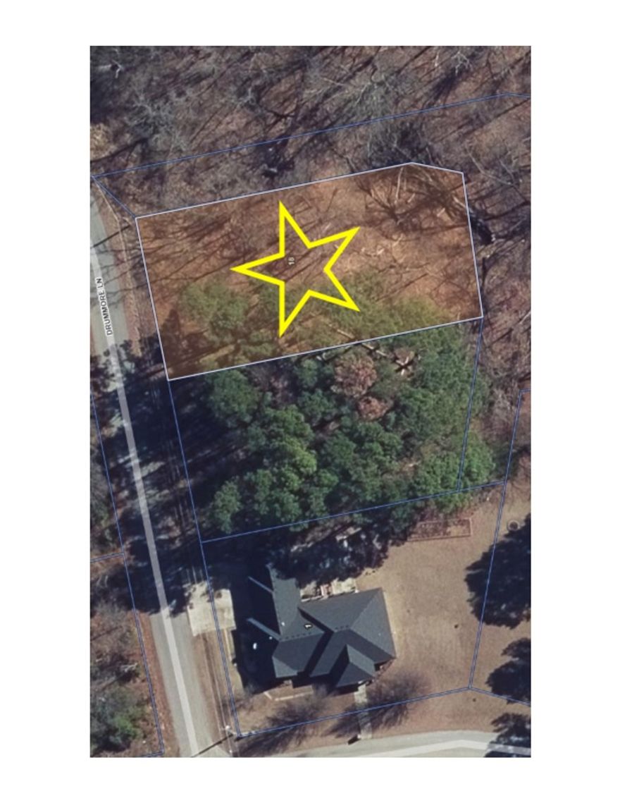 Great building lot that is soft cleared and perc'd for a 3 bedroom house.