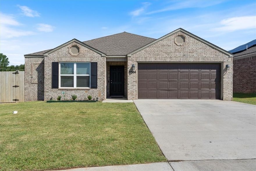 Welcome to this beautifully maintained 4-bedroom, 2-bath home, offering inviting curb appeal with a landscaped front yard and welcoming entrance. Inside, you'll find a spacious open-concept layout featuring a large family room, a cozy dining area, and a modern kitchen complete with energy-efficient appliances, generous counter space, and a sizable pantry—perfect for both everyday living and entertaining. Step outside to relax ideal for enjoying the outdoors in any season. This home combines comfort, functionality, and style for a truly exceptional living experience.