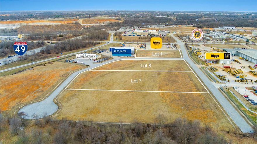 Welcome to a prime commercial opportunity centrally located in NWA directly off i-49.  This strategically zoned C5 land offers a versatile canvas for various business ventures.  With all utilities in place, this property is ready for immediate development. Embrace the flexibility this land offers, Weather it's manufacturing, distribution, office space or a combination of all.  This property meets diverse business needs. Also listed as a package ML#1266894