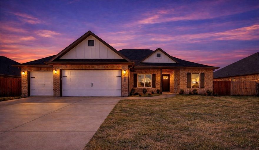 Step inside and feel it immediately—the warmth, the light, the sense that this is a place where life is meant to be lived well. This beautifully appointed home by NorthRock unfolds with effortless flow, guided by a thoughtful split floor plan balancing openness and privacy. Overhead, striking beams frame the sun-filled living room, where mornings begin slowly and evenings naturally draw everyone together.
French doors open to an expansive extended patio, blurring the line between indoors and out. Picture laughter drifting into the night, meals shared under open skies, and weekends that linger a little longer. Inside, the heart of the home is the chef’s kitchen, featuring a gas range and oversized island that becomes the gathering place for everything from quick breakfasts to celebratory dinners.
With quick access to 412 and I-49 and a welcoming neighborhood offering a community pool and park, this home blends comfort, convenience, and easy elegance—ready to become part of your story.