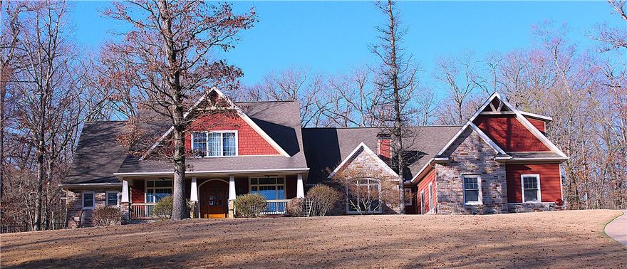 Perched atop a beautifully landscaped, nearly 2-ac hilltop lot in prestigious Bridlewood Estates, this stunning Craftsman-style residence offers an exceptional blend of luxury, comfort & privacy. Designed for everyday living & elegant entertaining, gourmet kitchen with premium JennAir appliances, spacious living areas & refined entertaining spaces including two butlers' pantries.
Thoughtfully designed floor plan offers 4bd rooms, including a private guest suite upstairs, along with 3 full bathrooms & 2 half bathrooms. Primary suite, located on the main level is a true retreat featuring a spa-inspired bath with soaking tub for ultimate relaxation. Large private office, formal dining area, separate space with fireplace, expansive screened-in porch provide additional spaces to work, unwind & enjoy a peaceful setting. Outdoor living is equally impressive with automated heated in-ground pool, hot tub, covered patio, & firepit area surrounded by mature trees & landscaping. Just moments from Sassafras Winery & Vineyard.