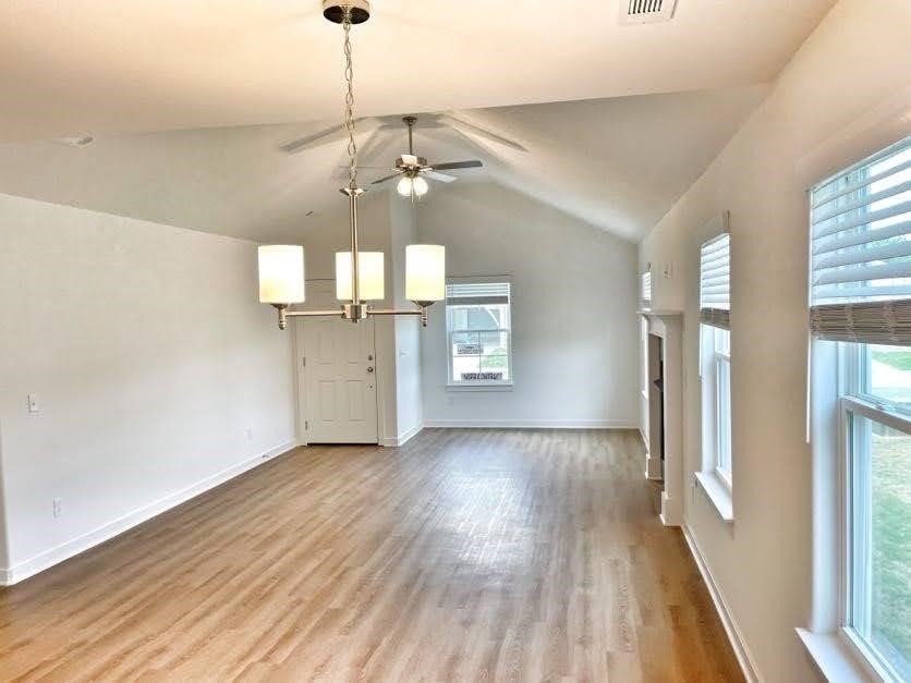 Cute 3 bed 2 bath home in West Fayetteville just minutes to I49 and everything Fayetteville has to offer! Built in 2022 this Single Family home has amenities like Stainless steel Appliances, Vaulted Ceiling, Gas Log Fireplace, 2" Faux Wood Blinds, Granite Counter Tops, Shaker Style Cabinets, Custom Tile Shower and more! Don't miss your opportunity on this one.