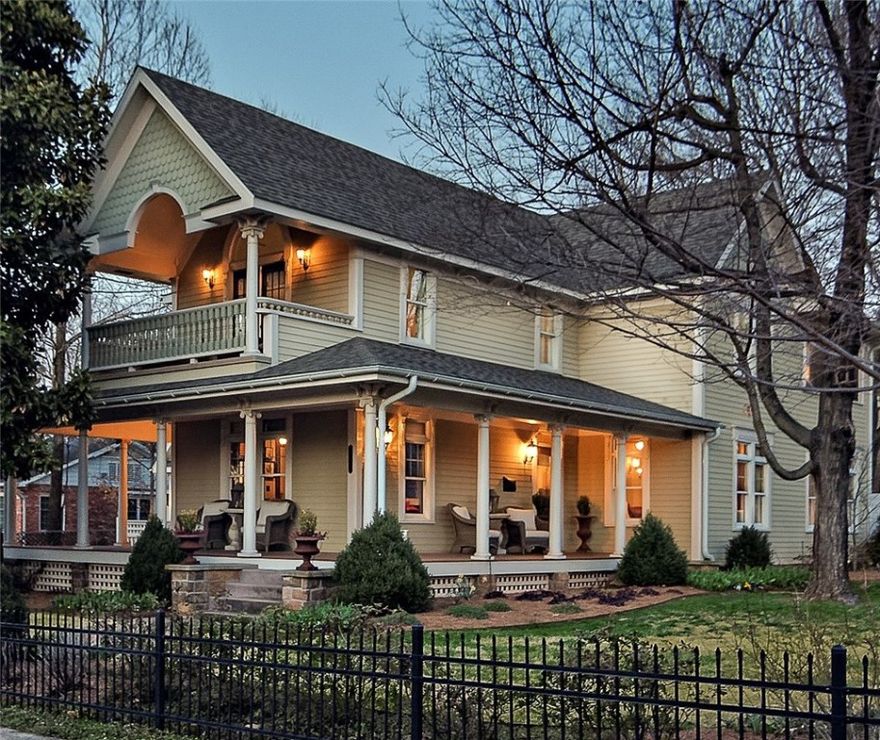 Own a piece of iconic Fayetteville history! This charming 19th century home sits within walking distance to UA/Dickson/& parks. Restored to its original charm, this 3,115 sq. ft home boasts 4 bedrooms, including 2 master suites, 3.5 baths, chef's kitchen w/prof. 48" Viking gas range, prof. Charleston inspired landscaping, & 2 fireplaces. Everything is custom and era-appropriate w/high-end finishes and historic charm. Additional amenities include a sleeping porch, library, bonus room, & sprinkler system.