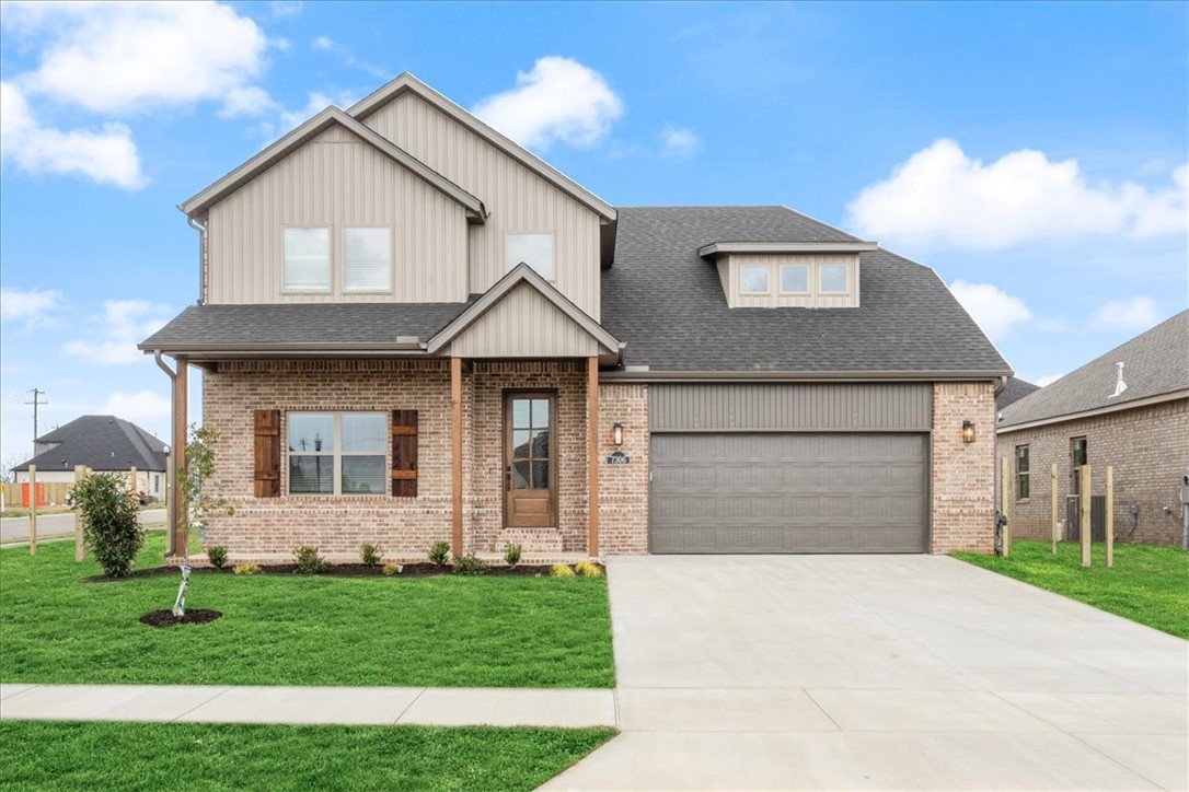 MEGA OPEN HOUSE EVENT SATURDAY APRIL 20TH 2-5PM! $2,500 in Seller Concessions!! Discover the pinnacle of modern living at Walnut Grove, Bentonville's hottest new subdivision! Unmatched quality awaits in this brand-new home, with fence, blinds, and gutters included. With quartz countertops, upgraded lighting fixtures, custom cabinets, and luxury vinyl plank floors, this residence seamlessly blends sophistication and functionality. Spacious rooms, gas fireplaces, and Gas ranges add to the allure. Completion in May ensures a swift move-in, making this an extraordinary opportunity to secure your place in Walnut Grove!