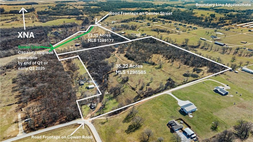 Attention developers, investors, and anyone looking for room to grow with future value! This 35-acre tract near XNA in Highfill offers endless potential in a prime location. Situated in the Bentonville West School District, this property is perfect for development, investment, or simply enjoying extra space with long-term benefits. Don’t miss this opportunity to secure a valuable piece of Northwest Arkansas!