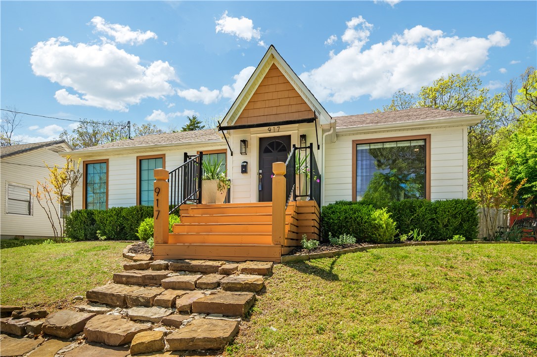 In the historical district, this home is nestled in one of the most walkable & vibrant neighborhoods—just minutes from the University of Arkansas, Dickson Street, Square, Sassy’s, the Co-Op, & much more. Updated kitchen with marble countertops & a gas stove, natural wood floors - bedrooms & living room,updated fixtures, & a completely renovated primary suite featuring a modern tub and walk-in shower. NEW Roof, & Water heater. HVAC was replaced in 2019. Enjoy the open-concept layout where the kitchen flows into the living room, ideal for entertaining or relaxing at home. Step outside into a spacious backyard perfect for pets, play, or gatherings. Education, parks, and dining are all at your fingertips—walk or bike to Wilson Park, Razorback Greenway, or grab brunch at Farmer’s Table. Short drive to the AMP, the Botanical Garden of the Ozarks, & local hotspots like Hammontree’s, Mockingbird Kitchen, & Hugo’s. Whether you’re heading downtown, to campus, or out to enjoy trails and culture, this location is hard to beat.