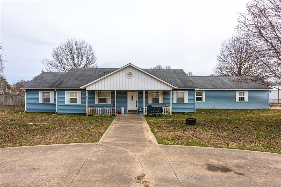 AVAILABLE NOW! Check out this charming 3 bedroom 2 bath home on .96 Acres! Enjoy a covered front porch to enjoy the seasons rain or shine! This home features a large living space with vaulted ceilings, an eat-in dining full of natural light, and a U-shaped kitchen with lots of cabinetry and tiled countertops! A spacious master bedroom w/ private master bath includes extended vanity, built-in soaking tub & walk-in shower! + two more bedrooms and a full bath! Extended patio with fenced in backyard, pergola, and storage buildings! Act now!