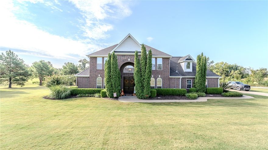 Freshly painted and meticulously maintained, this 4-bed, 2.5-bath estate blends comfort, style, and thoughtful design. Inside, enjoy hardwood floors, brand-new carpet, and elegant finishes.

The main level features a spacious living area, a dedicated office, and a modern kitchen flowing into the dining space. Upstairs, find a bonus/media/flex room plus a second living area, perfect for movie nights or hobbies.

Set on 1.88 private acres, the backyard is a showpiece with a low-maintenance saltwater pool—ideal for quiet evenings or entertaining. Every detail has been considered, making this home truly move-in ready.

Just minutes from XNA, Bentonville, and Fayetteville, this property offers the privacy of a country setting with city convenience. A rare opportunity to own a turnkey estate in the heart of Northwest Arkansas.