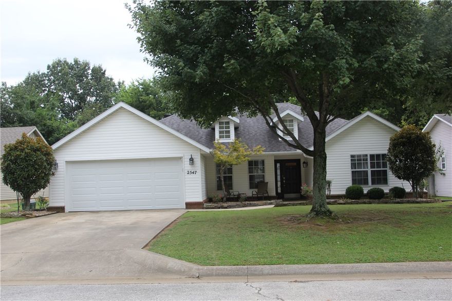 Excellent opportunity for first-time buyers, investors, or University of Arkansas parents/students! This well-maintained 4-bedroom, 2-bath home offers a strong rental history and a prime location just minutes from campus. Completely updated in 2019, the home features a spacious living area with a gas fireplace, a modern kitchen with granite countertops, and a large primary suite with dual sinks, walk-in shower, jacuzzi tub, fireplace and generous closet space. Additional highlights include ceiling fans and LED lighting in all bedrooms, 3cm granite throughout, and updated appliances. Enjoy outdoor living with a large fenced backyard, fire pit, and gas grill. Added conveniences include a two-car garage, keyless entry, and all appliances convey—including two refrigerators and washer/dryer. Conveniently located off N. Stephen Carr Memorial Blvd (formerly Porter Rd), this home is only 5 minutes from the U of A, 2 blocks to the transit bus route, and close to the Razorback Greenway and I-49.