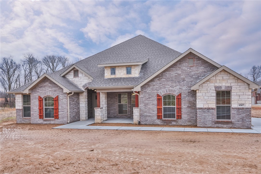 This plan series offers plenty of room for a growing family, and features a formal dining and spacious family area for plenty of room to play and dine. The master suite includes his and hers bathroom vanities and walk-in closets. Enjoy a brick fireplace in the living area and granite countertops in the kitchen. Sodded yard, exterior downlights and stainless steel appliances included!

Taxes subject to change due to new construction. Photos are not of actual house but of similar floor plan and elevation.