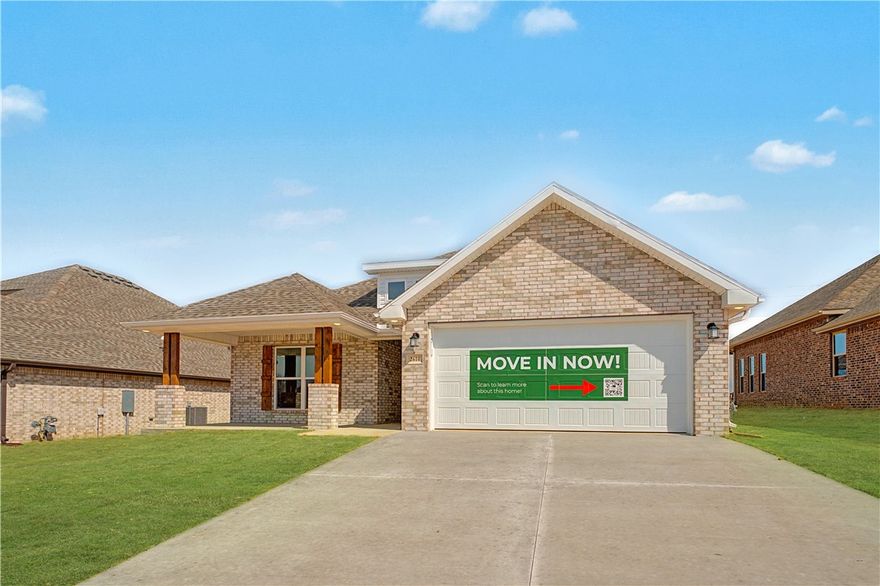 With 1,950 square feet of living space, this 3 bedroom, 2
bathroom floor plan offers spacious rooms and stunning
front elevation options. In addition, the plan series offers
double bathroom vanities in the primary suite, convenient
access from the large, walk-in primary closet to the utility
room, and an open layout kitchen and living room for
enhanced family time. 
Taxes subject to change based on new construction.