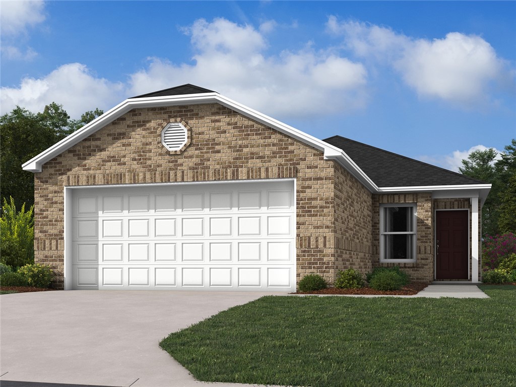 This home features three bedrooms, two bathrooms, a spacious living area and well equipped kitchen. Photos are of similar model.