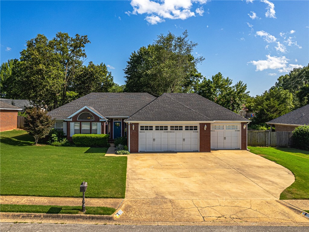 Welcome to this beautifully maintained 3-bedroom, 2-bath home located in the desirable Hunt Estates subdivision. With 2,217 square feet of well-designed living space and a spacious 3-car garage with bonus room, this property offers both comfort and functionality. Inside, you'll find fresh interior paint and brand-new carpet in all bedrooms (2024), creating a clean, inviting atmosphere. The layout is ideal for everyday living and entertaining, with generously sized living areas and plenty of natural light. Recent upgrades include a new HVAC system (2024) for year-round efficiency, a new garage door opener (2024), fresh stain on the deck, out back (2024)āperfect for outdoor dining or relaxing evenings. A storage building added in 2023 in the fenced backyard provides extra room for tools, lawn equipment, or hobbies. Set in a quiet, established neighborhood close to schools, shopping, and dining, this home is move-in ready and full of modern conveniences. Donāt miss outāschedule your private tour today!