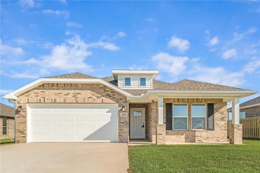 Choose between a 4.99% fixed interest rate or get up to 10k in flex cash! *Terms and Conditions apply.

This 4 bed, 2 bath 1729 square foot floor plan is ready to be filled with your family and friends! Connect with nature in this floor plan thanks to the cozy covered back patio just off the open concept family, dining, and kitchen area. Available space is truly maximized in this home with a kitchen pantry and dedicated laundry space, just off the oversized primary suite closet. Taxes subject to change based on new construction.