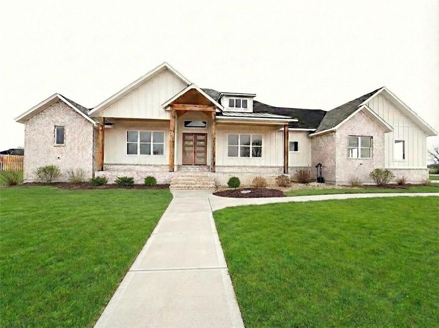 Located in Wynnbrooke Subdivision, this beautifully crafted home sits on a spacious 1-acre lot and offers a perfect blend of luxury and functionality. Featuring 4 generously sized bedrooms, 3.5 bathrooms, a dedicated office, a bonus room, and a formal dining room, this thoughtfully designed layout is ideal for both entertaining and everyday living. A stunning double mahogany front door and a welcoming front porch create a striking first impression. Inside, the gourmet kitchen is a true showpiece, featuring quartz countertops, custom cabinetry, upgraded stainless-steel appliances, and a hidden pantry. Enjoy year-round outdoor living on the covered back patio, complete with a fireplace. Currently under construction with an estimated completion in mid-April. Seller is offering $15,000 in concessions. Taxes are based on land only.