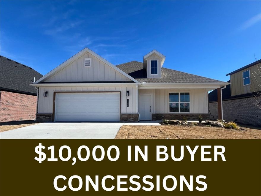 New construction in Heritage Ranch! This 3 bed, 2 bath home features an upstairs bonus room, LVP flooring in the main living spaces, and a 2-car garage. Walking distance to the elementary school and under 5 minutes to JBU. USDA-eligible area. Modern, clean, and move-in ready!