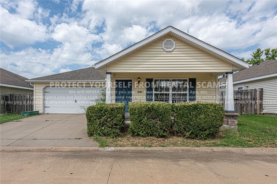 Available Now! Check out this charming 3-bedroom 2-bathroom home that’s just minutes from parks, frisbee golf course, schools, eateries, and only a short drive to the University of Arkansas! Inside, the home feels fresh and inviting with brand new carpet and LVP flooring. The kitchen offers generous cabinet space, and the bedrooms are comfortably spacious. Be sure to check out the fenced-in backyard, offering privacy and plenty of space for outdoor enjoyment! **Tenant is responsible for all utilities and lawn care/maintenance