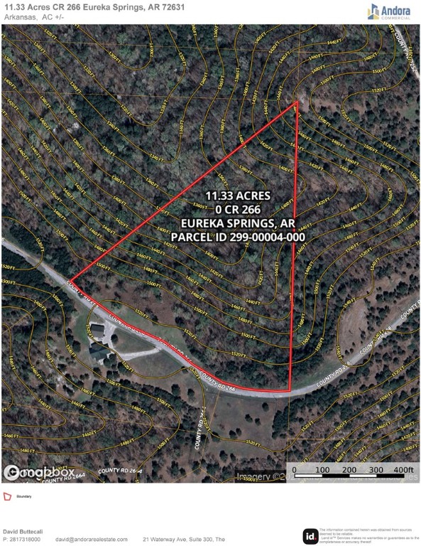 Absolutely beautiful vistas facing north on quiet, paved County Road. Perfectly located in the center of the triangle between Eureka Springs-Holiday Island-Berryville. A short 10-15 min drive to either area. Site features a good balance of frontage and depth which makes this the perfect site for a new home or estate with outbuildings, interior circle drives, etc. Near the City of Eureka Springs but not within the city zoning restrictions. Covenant indicate Single Family use. No mobile homes, commercial or farm animals.