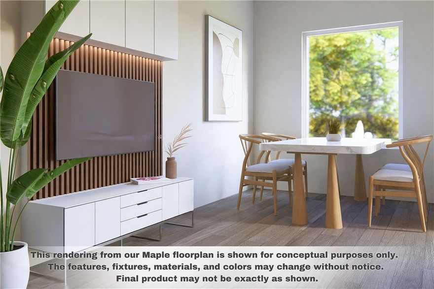 Book Your Community Tour Today!! This unit is fully ADA compliant with lower counters, wider doors, higher plugs, and handrails in the bathroom shower. The Maple is a split floor plan that features a large open-concept living area, perfect for entertaining, alongside a gourmet kitchen with a central island. Both bedrooms offer abundant space and comfort, complemented by spa-like bathrooms with elegant fixtures & finishings, plus full walk-in closets.

Medlin Park offers exceptional on-site amenities: a clubhouse with café area, refreshing pool, dog park, scenic fishing pond, and pickleball courts. Ideally located in southeast Bentonville, with easy access from I-49, residents will have direct access to the Greenway for walking & biking. Close to major employers like Northwest Medical and the new Walmart campus, as well as nearby attractions like Horsebarn Park, The Momentary, and downtown shopping and dining. Medlin Park combines convenience and lifestyle in a vibrant community!