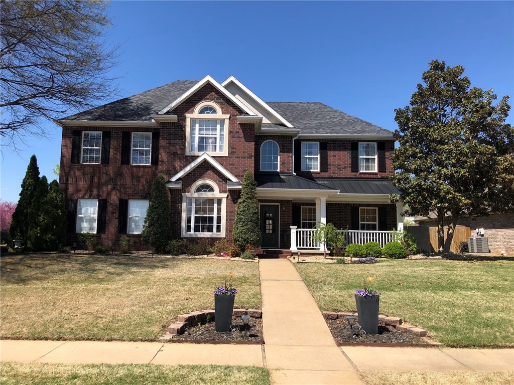 Located in Desirable Highland Knolls Subdivision, Minutes to I-49, Razorback Greenway, Promenade, Wal-Mart Amp & Bellview Elementary. Custom Designed Home, Beautifully landscaped, Heated Pool, Corner Lot.