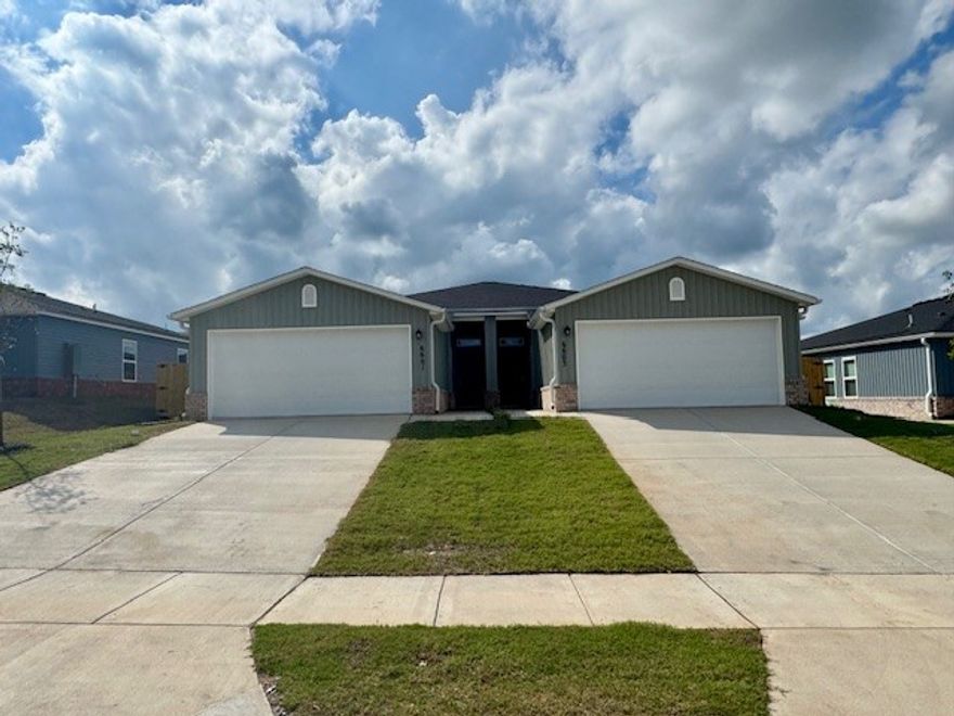 Rent Special - $500 off for for the first 2 month's if signing before 1/31/26!  Discover modern living at Bentonville's vibrant Woodward Park community. This stylish 1,454 sq ft home offers 4 spacious bedrooms and 2 contemporary bathrooms, ideal for families or professionals seeking comfort and convenience. The open-concept layout seamlessly connects the living, dining, and kitchen areas, creating a perfect space for entertaining. The master suite features a luxurious walk-in closet, providing ample storage. A two-car garage adds to the home's practicality.  Located just minutes from downtown Bentonville, you'll have easy access to local amenities, schools, and parks.