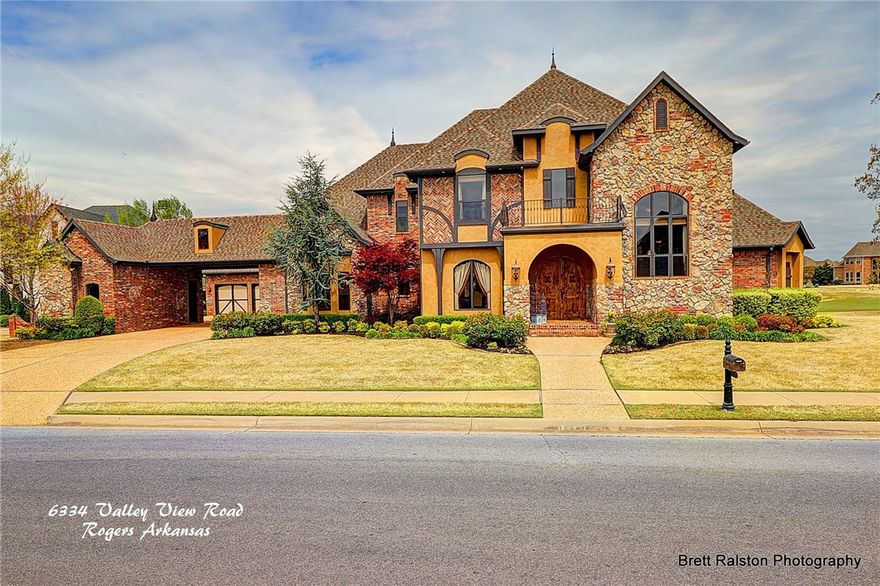 Stunning golf front estate with amazing sweeping view of golf course from outdoor living space & pool  designed for relaxation & entertaining. This custom built beauty sprawls graciously on .61 acre lot. Relaxed sophistication awaits in this impressive  2 level home! Featuring 3 living areas, gourmet kitchen, gorgeous master suite & 3 other suites, exercise room & upstairs covered balcony with amazing views.