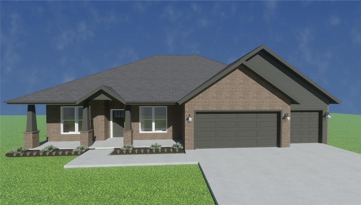 The Carlo II Plan is a one-level, 4-bed, 2.5-bath layout designed with modern living in mind. Features include: 3 car garage, open floor plan, vaulted ceiling with beams, built-ins flanking a gas log fireplace, mud bench, soft close custom cabinets to the ceiling, gas range with fully vented hood, built-in microwave and a pantry with a barn door in the kitchen. The primary suite features a large walk-in shower for the ultimate spa-like experience. A large back covered patio is complete with internet and gas hookups, ready to entertain.