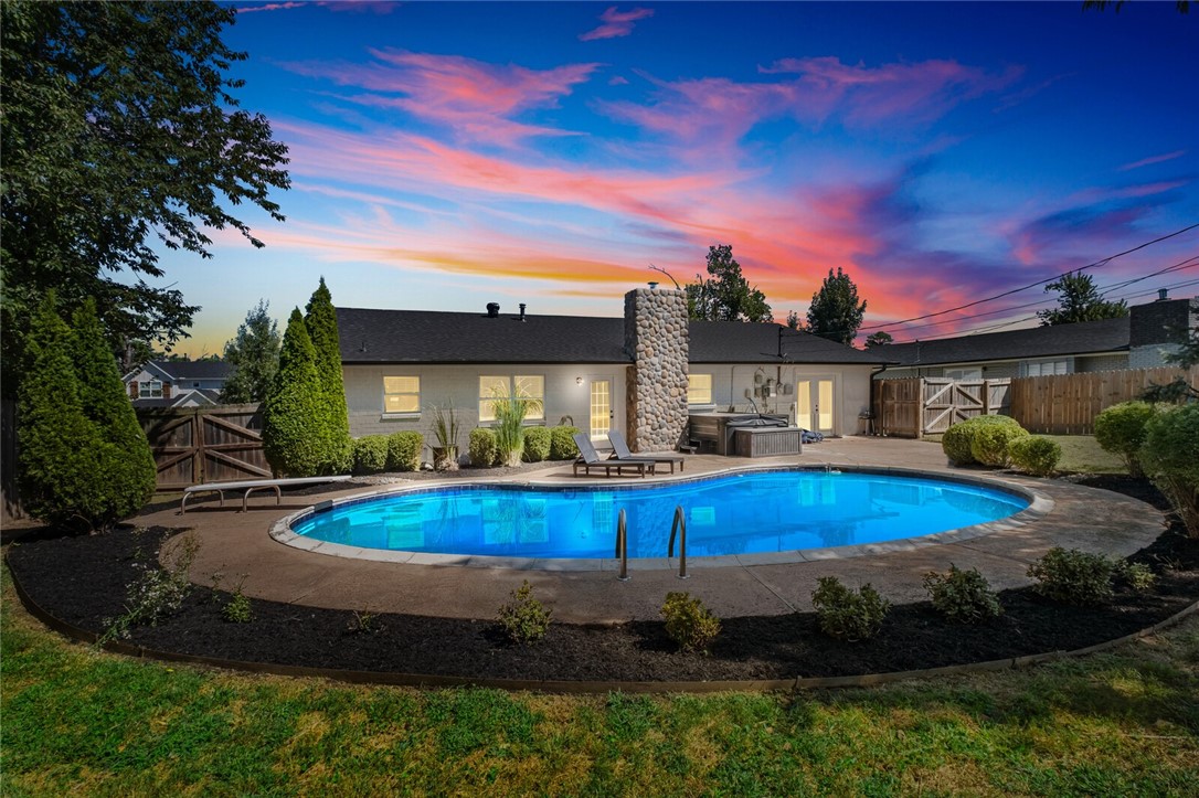 Welcome to this beautifully maintained 3 bedroom, 2 bathroom home in the heart of Rogers! Perfectly situated just minutes from downtown Rogers, Pinnacle Hills, and top-rated local schools, this home offers both convenience and comfort. Step outside and enjoy your own backyard oasis featuring a sparkling in-ground pool and hot tubāperfect for entertaining or relaxing after a long day. Inside, youāll find a bright, inviting layout with spacious living areas and plenty of natural light. The brand-new roof gives you peace of mind for years to come. With its prime location, updated features, and amazing outdoor amenities, this home has everything youāve been looking for. Agent owned.