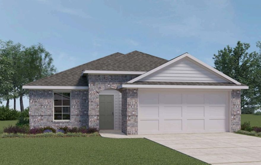 Amazing Abbott plan in Brentwood Village, located in Springdale, close to the C.L. "Charlie” and Willie George Park that consists of walking trails, dog park, splash pad, ball fields, and tennis courts close to the Don Tyson Parkway, near the highly sought-after Don Tyson School of Innovation and other schools. These brand-new homes will have a 4-side brick exterior with siding per plan! Single-story homes will have LVP throughout, while two-story homes will have carpet on stairs, in upstairs bedrooms and common areas. Kitchen will have lovely appliances, including a gas range, quartz countertops, and tile backsplash. The Primary bedroom has a fabulous ensuite with a walk-in shower and quartz countertops. LED lighting throughout. High efficiency AC with programmable thermostat. Come find your dream home today! Taxes and Parcel TBD.
