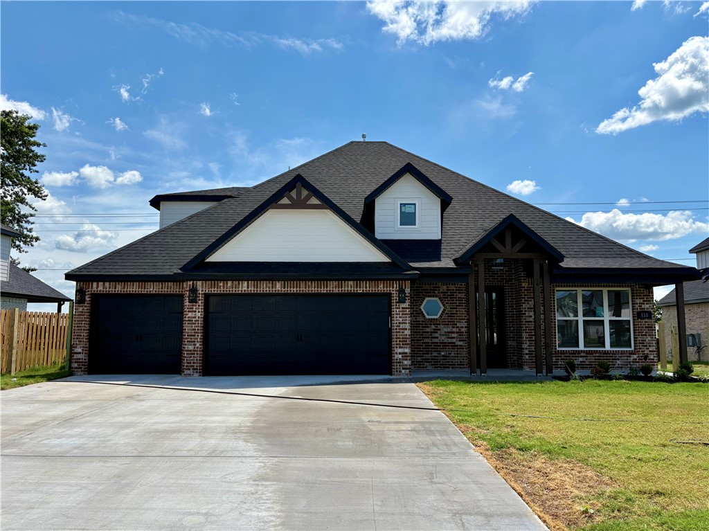 Welcome to Tuscany in Centerton! This peaceful neighborhood is just 5 miles from Bentonville and only 11 minutes from the Walmart Home Office. Located less than 2 miles from Bentonville West High School, it's perfect for convenience and top-rated schools. Enjoy community amenities like a pool, clubhouse with gym and kitchen, and a basketball court.Cash Plan with its four bedrooms and two full bathrooms, powder bath boasts so many details that will WOW! The large entry with open stair rail and built in bench welcomes guests and leads them to an open and airy living room. The open kitchen with a large island makes entertaining a breeze. Large pantry hidden behind cabinet doors for a seamless wall of cabinetry, walk-in closets, soft close cabinets, shiplap accents and covered patio are just a few of the many extras!