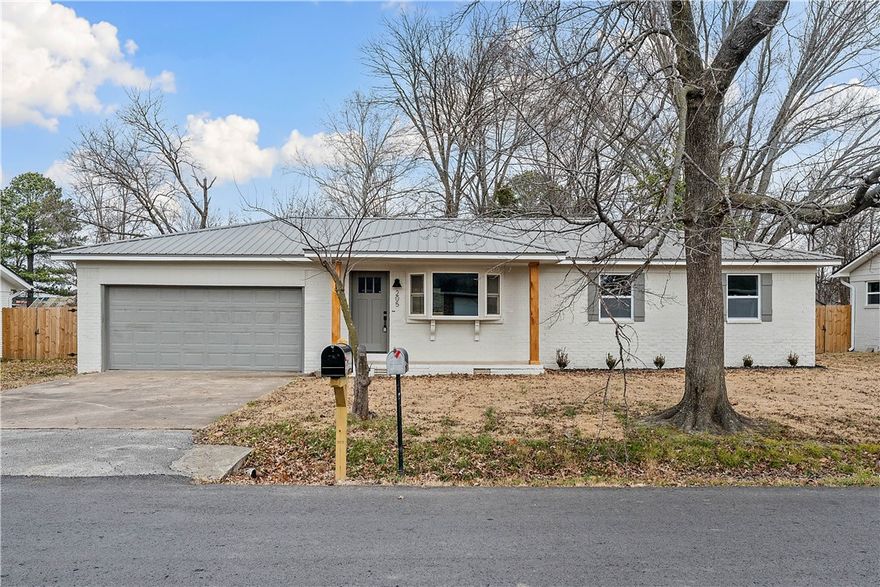 Welcome to the ideal Bentonville location just one mile from the Downtown Bentonville Square & minutes from the new Walmart Home Office, Bentonville schools, and easy access to bike trails & i-49. This updated 3-bedroom, 2-bath home offers flexibility as a primary residence or a turnkey investment opportunity. Enjoy the luxury of direct walking, biking, and driving access to Downtown Bentonville with its remarkable dining, shopping, and entertainment—without the traffic of 14th Street or Walton Boulevard. Step into style with this newly remodeled gem. Updates include new windows, fresh paint, new flooring throughout with luxury vinyl plank in the main living areas and carpet in the bedrooms, new cabinetry and countertops, stainless steel Energy Star appliances, modern lighting, and updated bathrooms with new vanities.  Whether you’re looking for a low-maintenance home with adventure right outside your door or a reliable income-producing property in one of Bentonville’s most desirable locations, this home delivers.