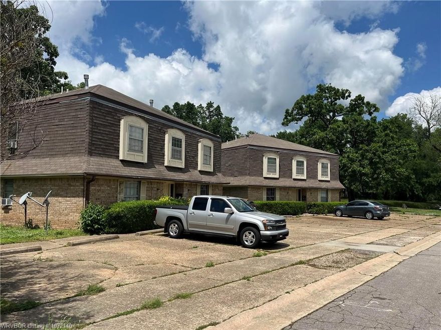 Attention Investors: Eight-1 bedroom 1 bathroom apartments. Owner pays water, and trash, Tenants pay electric, some units have been updated with vinyl plank flooring and paint throughout, each four-plex is equipped with coin operated washer/dryer.