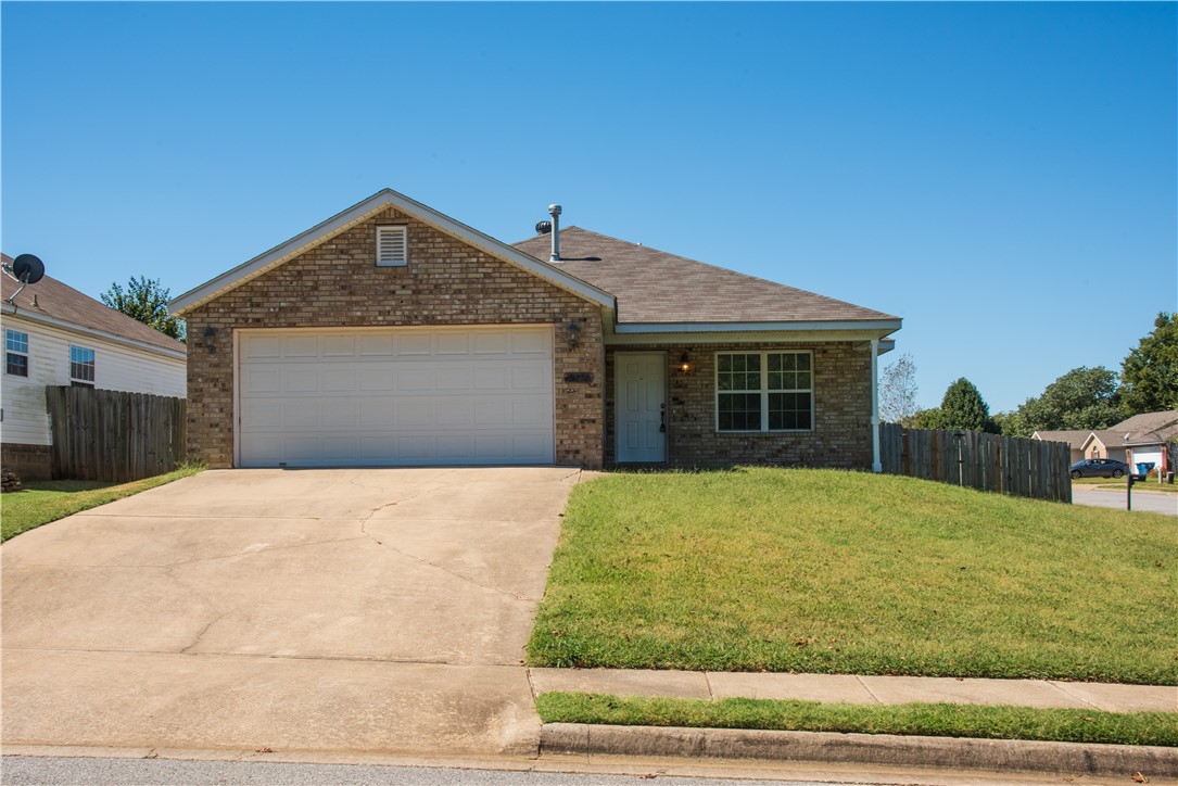 A cozy 3 bedroom, 2 bath, 2 car garage just minutes from town. Large Corner Lot! All new vinyl flooring and paint through out, gas fireplace, and large fenced yard for privacy. Pets negotiable with additional deposit.