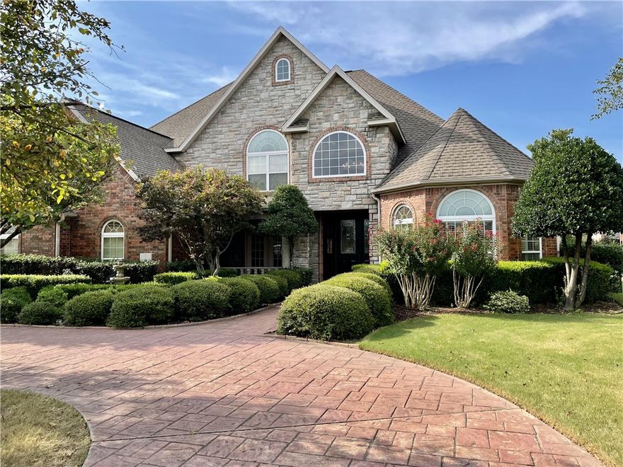 Gorgeous home with bright, inviting floor plan. Hardwood floors, detailed millwork and cathedral ceilings welcome you through this well appointed home. Stunning master suite with FP and sitting area, expansive master closet and bath to relax in. Excellent flow through formal living area, large open dining room with French doors, expansive kitchen with Wolf gas cooktop and double oven for the home chef and second living area contiguous with fireplace. New carpet and paint throughout. Walk-in closets with each bedroom. Large, open but private backyard.