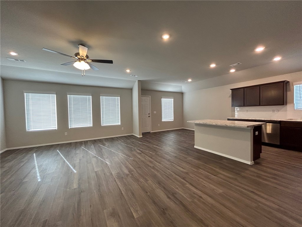 **Move in special $500 off first month of rent** The lovely floor plan is rich with curb appeal with its welcoming covered entryway and front yard landscaping. This one-story home features 4 bedrooms, 2 bathrooms, a large family room, and a kitchen fully equipped with energy-efficient appliances, abundant counterspace, a pantry. Washer, dryer and fridge are included.