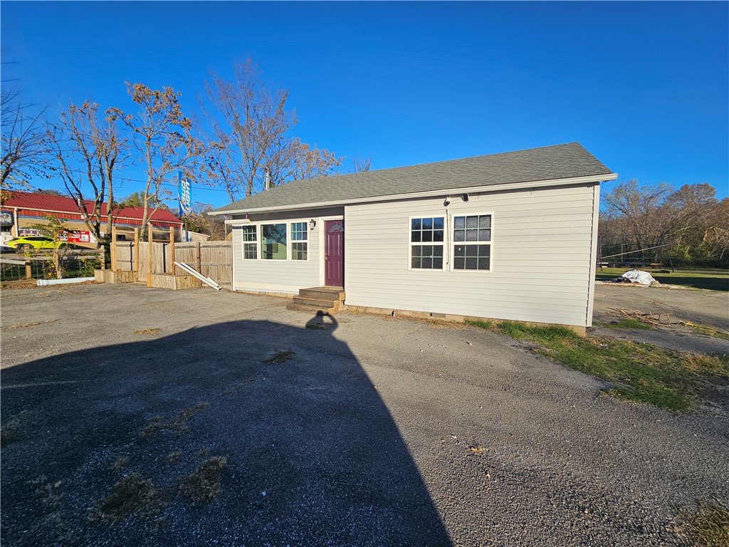 2.69 Acres on 71B with 200 feet of road frontage. Great for any business. Front part of land is zoned C-2 and the back part is residential.