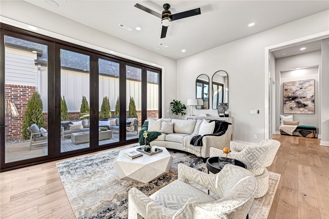Sold before print. This gorgeous 2 story Westyn floor plan sits at 2,817 sqft and provides stunning features around every corner, including 12 ft ceilings and endless windows for an open feel filled with natural light, waterfall quartz island and countertops, panoramic panel doors with a seamless indoor outdoor entertaining space leading to a private patio and al fresco dining, plus so much more. Enjoy the spacious chefās kitchen with soft close cabinets to the ceiling, GE Cafe appliances and a walk-in pantry with butcher block countertops and then hosting family and friends for a meal in the formal dining room. Step into the roomy main bedroom suite and enter into an oversized spa-like bathroom with floor to ceiling polished tile, stunning fixtures and a deep soaking tub to melt the day away. The upstairs provides even more space with a guest suite and flex room.