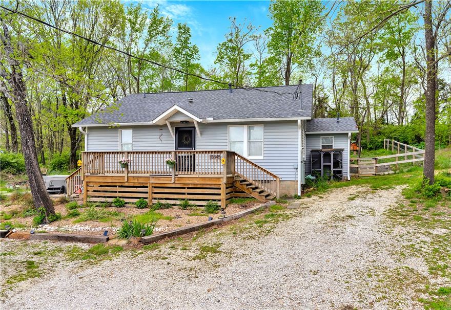 Make this charming spot your new home.  This home remodeled in 2022, sits on a private 1 acre.  Home features 2 bed, 2 bath with modern updates, yet a cozy and welcoming layout.  Enjoy the quiet retreat on your deck in this peaceful setting.  This home has so much to offer with a new roof in 2023, septic and HVAC in 2019.  Don't miss out on this wonderful opportunity.  Please provide pre-qualification letter before  showing.