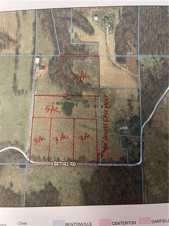 Beautiful location, minutes from 549 Bella Vista Bypass and 15 minutes from Centerton. Gently rolling land with gorgeous views in a nice farming community. New manufactured home on permanent foundation is acceptable as long as square footage exceeds 1800 SF.
*Property split subject to approval by Benton County Planning Commission.
**Broker Owner