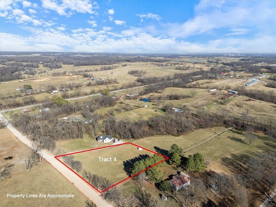 Beautiful 1.54-acre building site in the heart of Northwest Arkansas. Enjoy privacy and space to build your dream home on this gently cleared lot. Highfill is a highly desirable community known for its scenic surroundings and quiet, rural charm, yet only 20–35 minutes from most major NWA towns. Minutes from the soon-to-be-completed Hwy 612, connecting to I-49 for easy community access. The land has not been treated with chemicals for over 10 years and has been used for regenerative, rotational grazing of sheep, cows, and horses, making it ideal for hobby farming, gardening, or simply enjoying the peaceful surroundings. Utilities are available on site. This lot combines the tranquility of country living with convenient access to city amenities. Two other tracts are available for purchase if more land is desired.