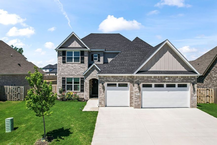 Step into modern comfort with this stunning east-facing 5-bedroom, 3.5-bath home with a dedicated office and 3,200 sq ft of thoughtfully designed space. Completed in December 2023 and located in the highly sought-after Clarendon Heights Subdivision, this home blends style, function, and location. The open-concept layout features elegant finishes, abundant natural light, and seamless flow—perfect for everyday living or entertaining. Enjoy a spacious 3-car garage and unwind on the covered back patio with a cozy outdoor fireplace, ideal for year-round gatherings. The private office provides the perfect remote work setup, while generous bedrooms and living areas offer flexibility for any lifestyle. With access to top-rated schools, scenic walking and biking trails, and a vibrant community, this nearly new home delivers comfort, quality, and convenience in every detail. This is more than a home—it’s the lifestyle upgrade you’ve been waiting for in Clarendon Heights.