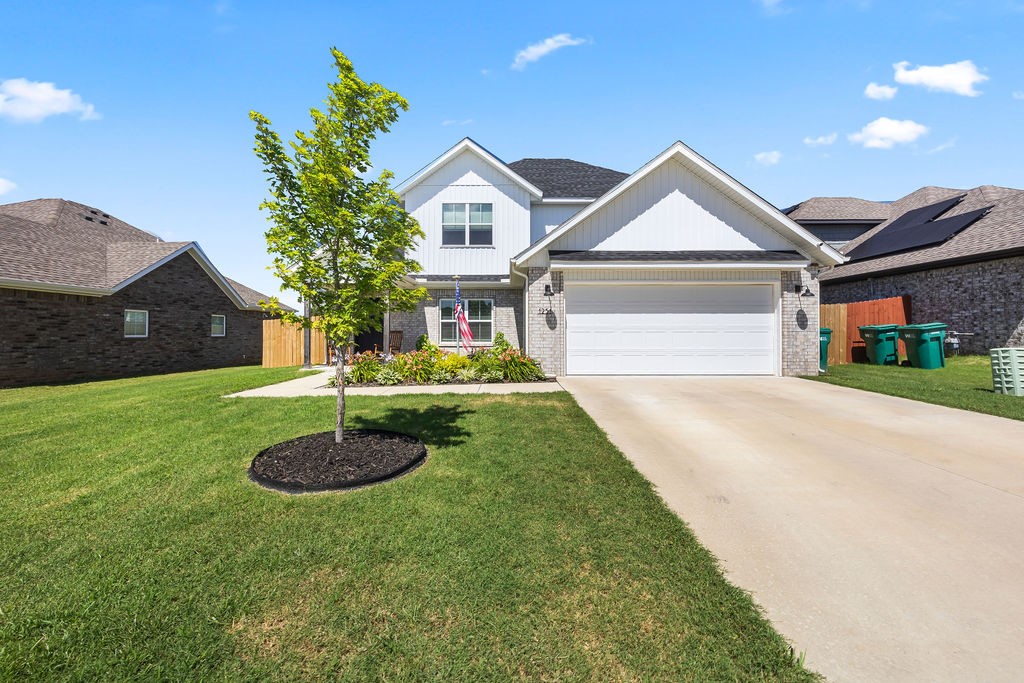 Come check out this beautiful 2 level home in Annika Estates. Only three years old, this home includes all of the modern amenities that your heart desires. Features include wood like ceramic tile in the main level living areas and primary bedroom. The primary closet is connected to the laundry room for easy walk-thru access. The large living room is ideal for entertaining. Spacious kitchen with a hidden pantry. Office/5th bedroom can also be found on the main level. Upstairs has three additional spacious bedrooms. Relax outside on the covered patio and play games in the large, fenced back yard. It is ready for you to move in and enjoy. Our preferred lender is offering $4,000 in closing costs
